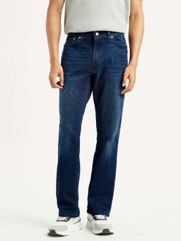 Levi's - Mens 541 Dark-Blue Regular Fit Mid Rise Jeans