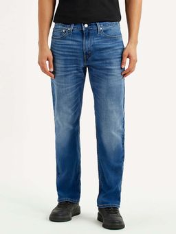 Levi's - Mens 541 Blue Regular Fit Mid Rise Jeans
