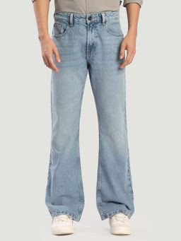 Bene Kleed - Men Dull Blue Bootcut Jeans
