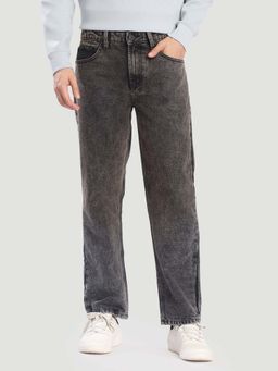 Bene Kleed - Men Relax Fit Brown Tinted Charcoal Jeans