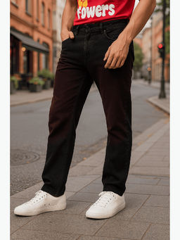 Bene Kleed - Men Relax Fit Brown Tinted Jeans