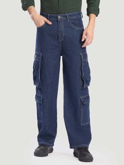 Bene Kleed - Mens 8 Pocket blue denim Jeans
