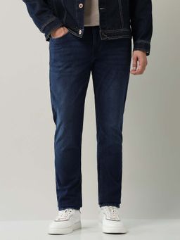 AD By Arvind - Blue Mid Rise Slim Fit Jeans