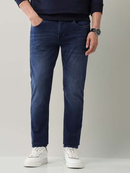 AD By Arvind - Blue Mid Rise Slim Fit Jeans