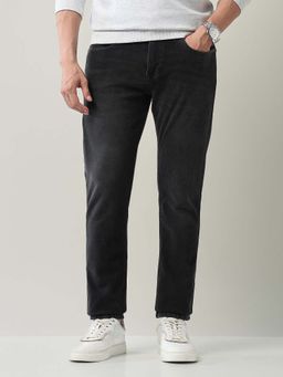 AD By Arvind - Grey Mid Rise Slim Fit Jeans