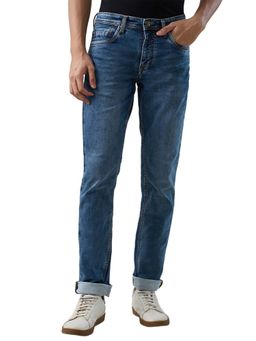 Raymond - Medium Blue Slim Fit Jeans