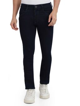 Parx - Low Rise Tapered Fit Fancy Blue Jeans