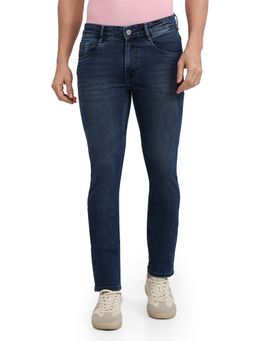 Parx - Low Rise Tapered Fit Dark Blue Jeans