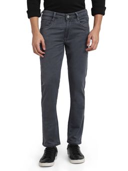 Parx - Slim Tapered Fit Dark Grey Jeans