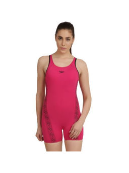 Speedo - Female Swimwear Monogram Legsuit - Pink