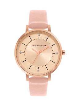French Connection - Pink Round Dial Analog Watch for Women FCN00010A