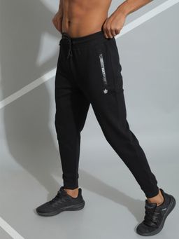 CULT - Black Contrast Detail Active Cotton Joggers