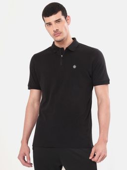 CULT - Solid Performance Cotton Polo T-Shirt