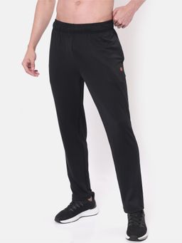 CULT - Black Solid Performance Polyester Track Pants