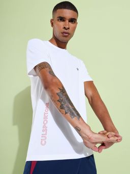 CULT - Active Polyester T-Shirt with Side Graphic Print