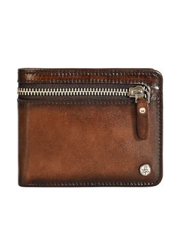 Eske - Men Leather Textured Tan Wallet