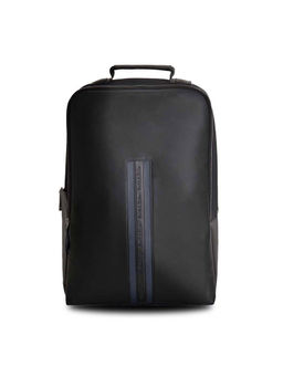 Smith & Blake - Unisex Pu Solid Black Backpack