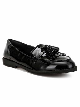 London Rag - Women Faux Leather Round Toe Loafers