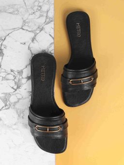 Metro - Women Synthetic Open Toe Flats