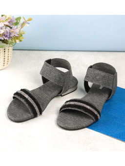 Mochi - Women Denim Open Toe Sandals