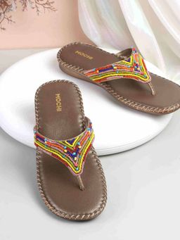 Mochi - Women Synthetic Round Toe Flats