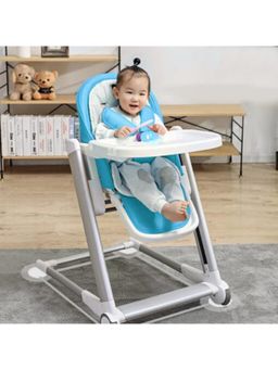 StarAndDaisy - Blue PP / Steel Printed High Chair