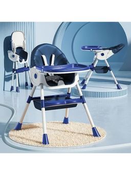 StarAndDaisy - Blue PP / Steel Solid High Chair