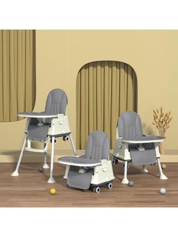 StarAndDaisy - Grey Polypropylene, Metal Solid High Chair
