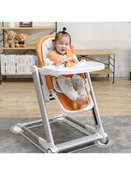 StarAndDaisy - Orange PP / Steel Printed High Chair