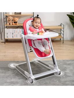 StarAndDaisy - Pink PP / Steel Printed High Chair
