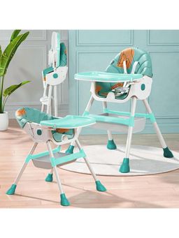 StarAndDaisy - Blue PP / Steel Printed High Chair