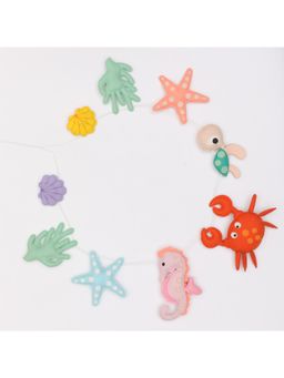 Kiyo Miyo - Orange Felt Character Decor Bunting