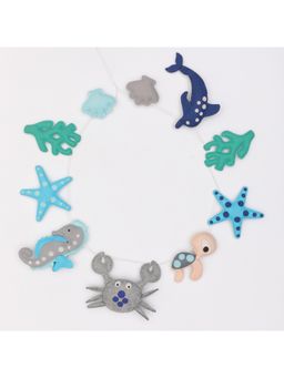 Kiyo Miyo - Blue Felt Character Decor Bunting