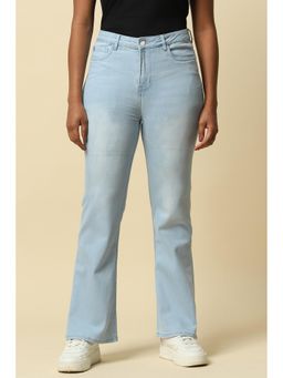 Allen Solly - Blue Solid Slim Fit Jeans