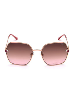 IDEE - Brown Hexagon 100% Uv Protected Sunglasses For Women Size 60