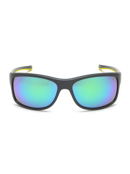 IDEE - Blue Rectangle 100% Uv Protected Sunglasses For Men Size 64