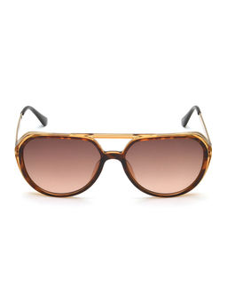 IDEE - Brown Pilot 100% Uv Protected Sunglasses For Men Size 57