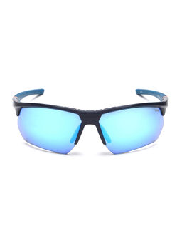 IDEE - Blue Sports 100% Uv Protected Sunglasses For Men Size 73