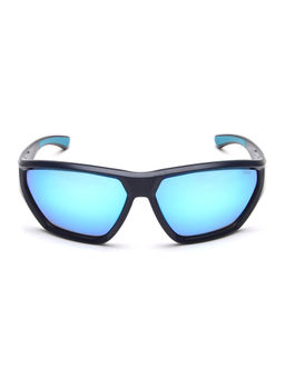IDEE - Blue Rectangle 100% Uv Protected Sunglasses For Men Size 67