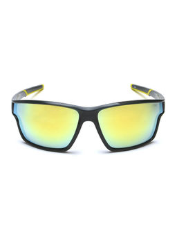 IDEE - Multi-Color Rectangle 100% Uv Protected Sunglasses For Men Size 68