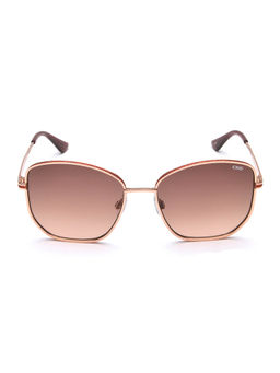 IDEE - Brown Round 100% Uv Protected Sunglasses For Women Size 57