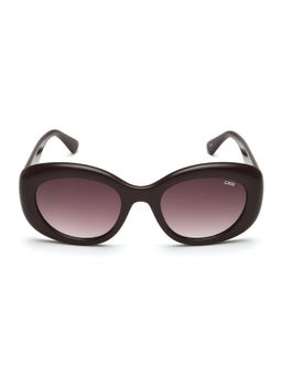 IDEE - Burgundy Oval 100% Uv Protected Sunglasses For Women Size 55