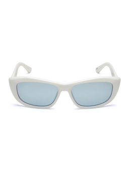 IDEE - Blue Rectangle 100% Uv Protected Sunglasses For Women Size 57