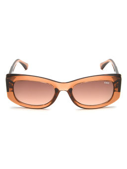 IDEE - Brown Oval 100% Uv Protected Sunglasses For Women Size 54