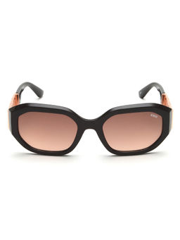 IDEE - Brown Oval 100% Uv Protected Sunglasses For Women Size 54