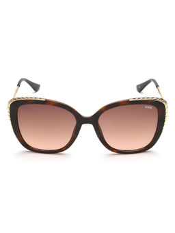 IDEE - Brown Sqaure 100% Uv Protected Sunglasses For Women Size 55