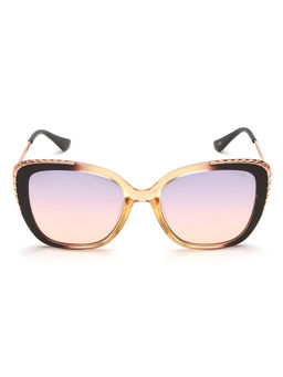 IDEE - Multi-Color Sqaure 100% Uv Protected Sunglasses For Women Size 55