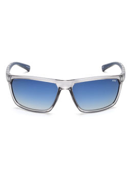IDEE - Blue Rectangle 100% Uv Protected Polarized Sunglasses For Men Size 63