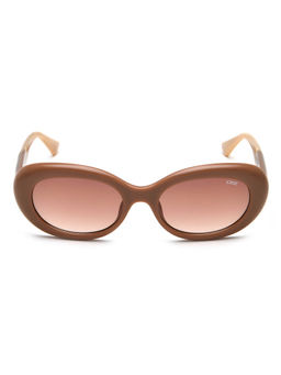 IDEE - Brown Oval 100% Uv Protected Sunglasses For Women Size 53