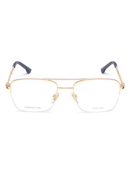 Police - Eyewear For Men With Gold Alloy Frame (Size 53)